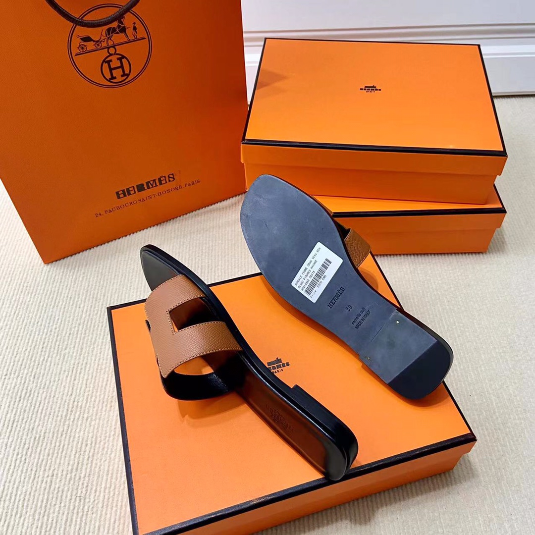 에르메스 올수공 오란 슬리퍼 샌들 앱송 27